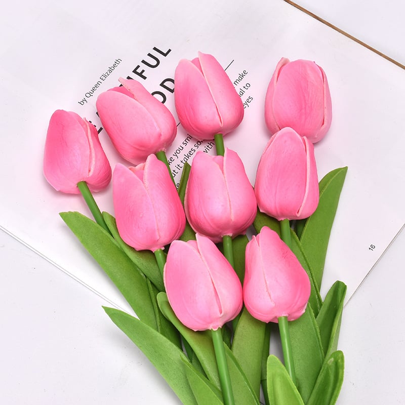 ✨Special price of the week $16.99💥-Realistic, UV-resistant artificial tulip flowers💐