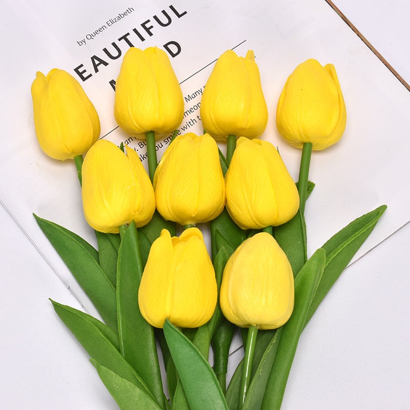 ✨Special price of the week $16.99💥-Realistic, UV-resistant artificial tulip flowers💐